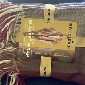 Wool rich cozy blanket wrap, in original buffalo check